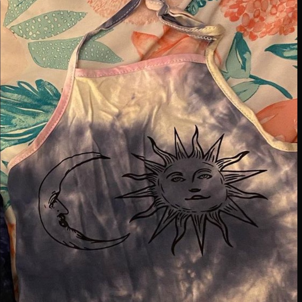 Shein sun and moon crop top